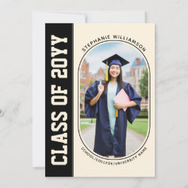 Convites Graduação de Foto em Formando Moderno e Minimalist