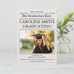 Convites Graduação de Foto em Jornal