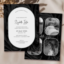 Graduação de Foto em Marble Preto e Branco