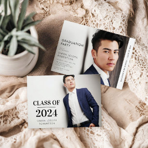 Convites Graduação de Foto em Tendência Moderna