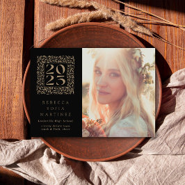 Convites Graduação de Foto no Ano Leafy