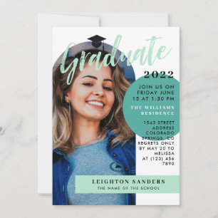 Convites Graduação de Fotografias com Arco Retroativo Min