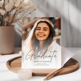 Convites Graduação de Fotografias com Script Elegante