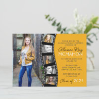 Graduação de Fotografias de ouro Amarelo e Preto