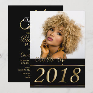 Convites Graduação de Fotos Clássica - 2018