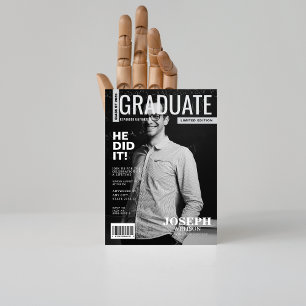 Convites Graduação de fotos da revista Black White Mathemat