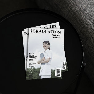 Convites Graduação de fotos de enfermeiras RN simples