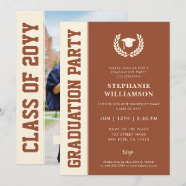 Convites Graduação de Fotos de Formando Moderno e Elegante