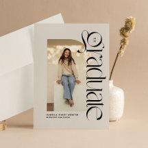 Graduação de fotos do formando moderno