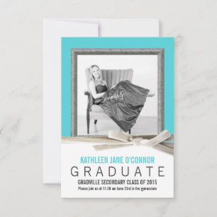 Convites Graduação de fotos em qualquer cor grande
