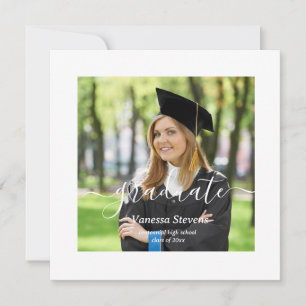 Convites Graduação de Fotos Personalizada