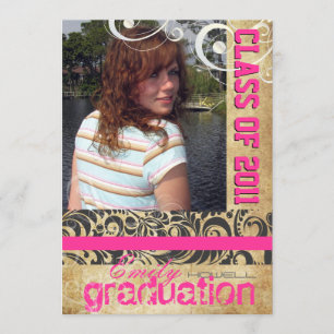 Convites Graduação de PixDezines, vintage bellisimoi Dama