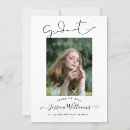 Convites Graduação De Script De Caligrafia Moderna PixDezin