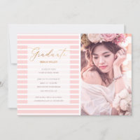 Graduação de Stripes Rosa com Blush de Foto Modern