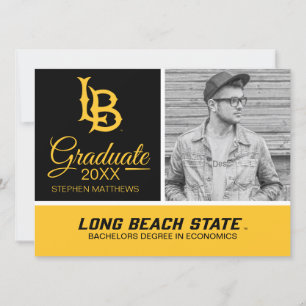 Convites Graduação do logotipo Long Beach State
