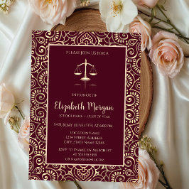 Convites Graduação Dourada da Faculdade de Direito de Manda