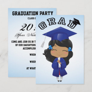 Convites Graduação em Azul