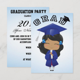 Convites Graduação em Azul