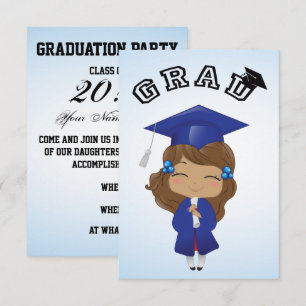 Convites Graduação em Azul