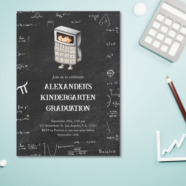 Convites Graduação em Jardim de Infância para Crianças da M (Criador carregado)