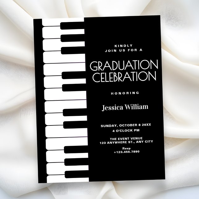 Convites Graduação em piano  (Criador carregado)