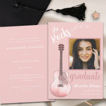 Graduação em Roteiro Moderno Foto Guitarra Rosa