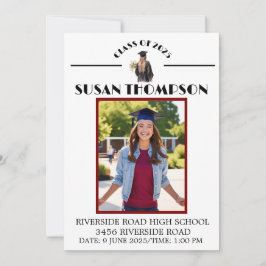 Convites Graduação (Evergreen/Female)