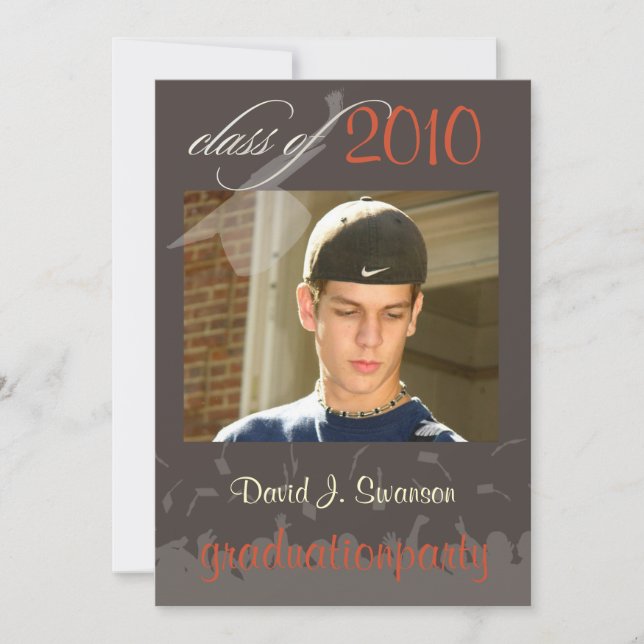 Convites Graduação/Foto/Boné+Graduação do PixDezines 2011 (Frente)