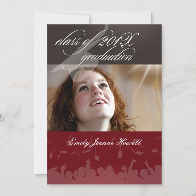 Convites Graduação/Foto/Boné+Graduação do PixDezines 2011 (Frente)