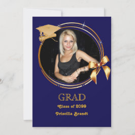 Convites Graduação, foto, mar, ouro, quadro, chapéu de form
