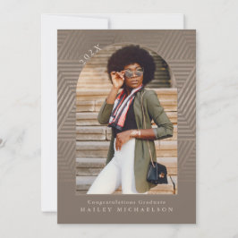 Convites Graduação Geométrica de Fotos por Impressão Geomét