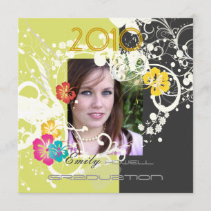 Convites Graduação Grunge 2010/Quadro cardíaco/borboleta