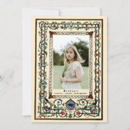 Convites Graduação Iluminada "Medieval" Vintage