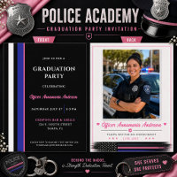 Graduação na Academia de Polícia Feminina Thin Blu