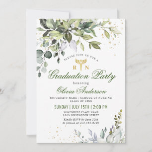 Convites Graduação na Escola de Enfermagem de Eucalipto