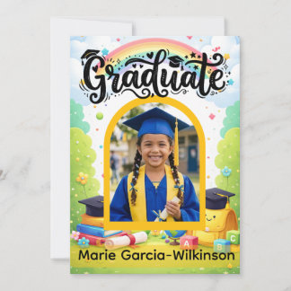 Convites Graduação no Jardim de Infância Arco-íris