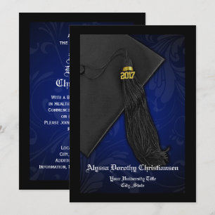 Convites Graduação Personalizada da Faculdade de Charme Blu