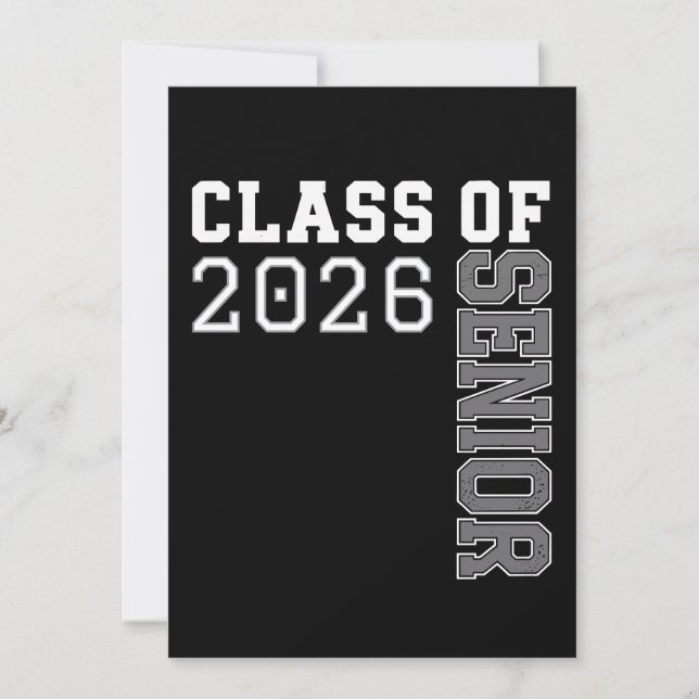 Convites Graduação Personalizada da Turma de 2026 (Frente)