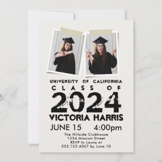 Convites Graduação Personalizada de Diversão de Fotos Grung