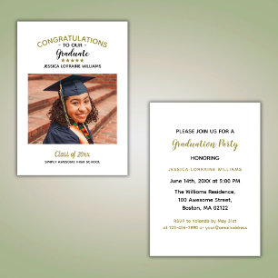 Convites Graduação personalizada do Formando de fotos de pa