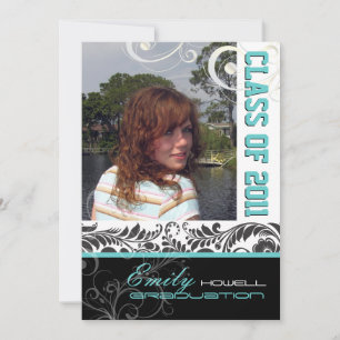 Convites Graduação PixDezines, Bellissimo Damask