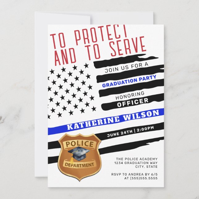 Convites Graduação Policial (Frente)