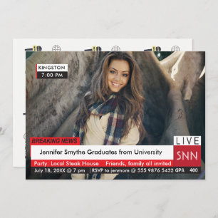 Convites Graduação Quebrando Notícias Fab