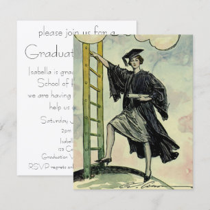 Convites Graduação Vintage, Subindo a Escada Corporativa