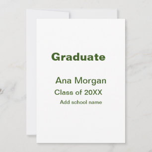 Convites Graduado adicionar nome escola nome turma de 20XX 