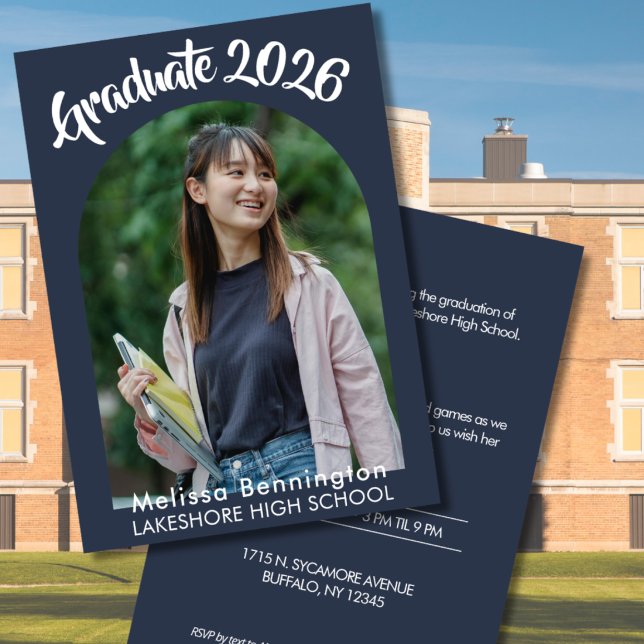Convites Graduate 2026 Party Invitation  (Criador carregado)