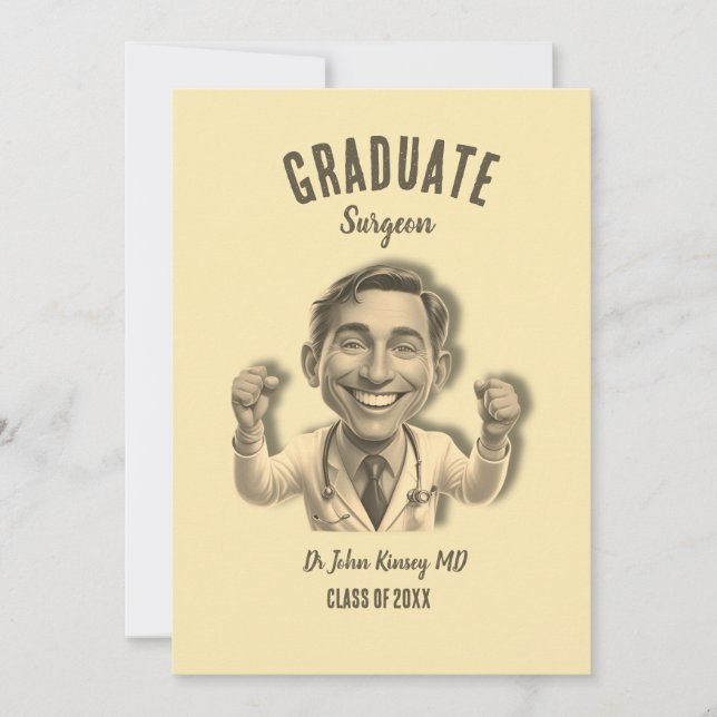 CONVITES GRADUATE SURGERON DOCTOR MD NY UNIVERSITY (Frente)