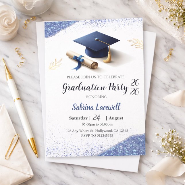 Convites Graduation announcement, class of 2026 (Criador carregado)