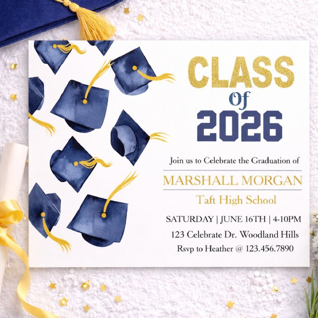 Convites Graduation Announcement | Grad Party (Criador carregado)