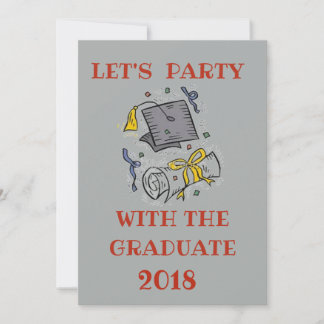 CONVITES GRADUATION PARTY INVITE